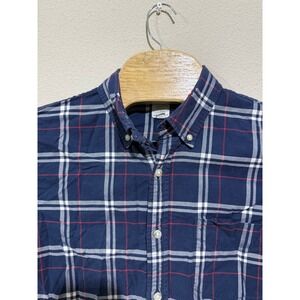 J.Crew Vintage Oxford Tailored Plaid Button Down Long Sleeve Shirt M‎